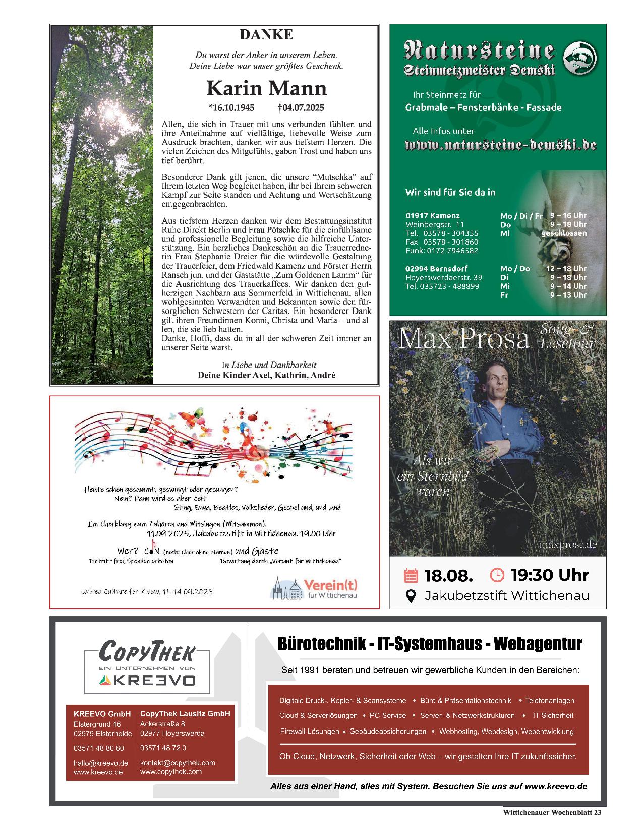 Wochenblatt Nr. 15 - 2025