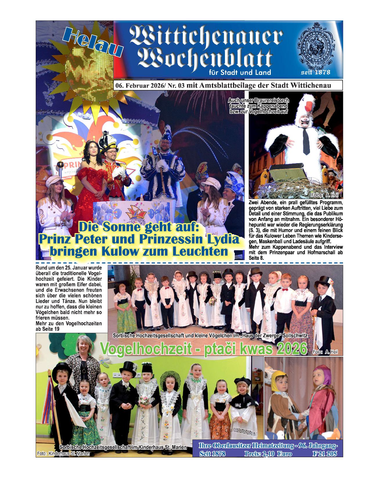 Wochenblatt Nr. 3 - 2026