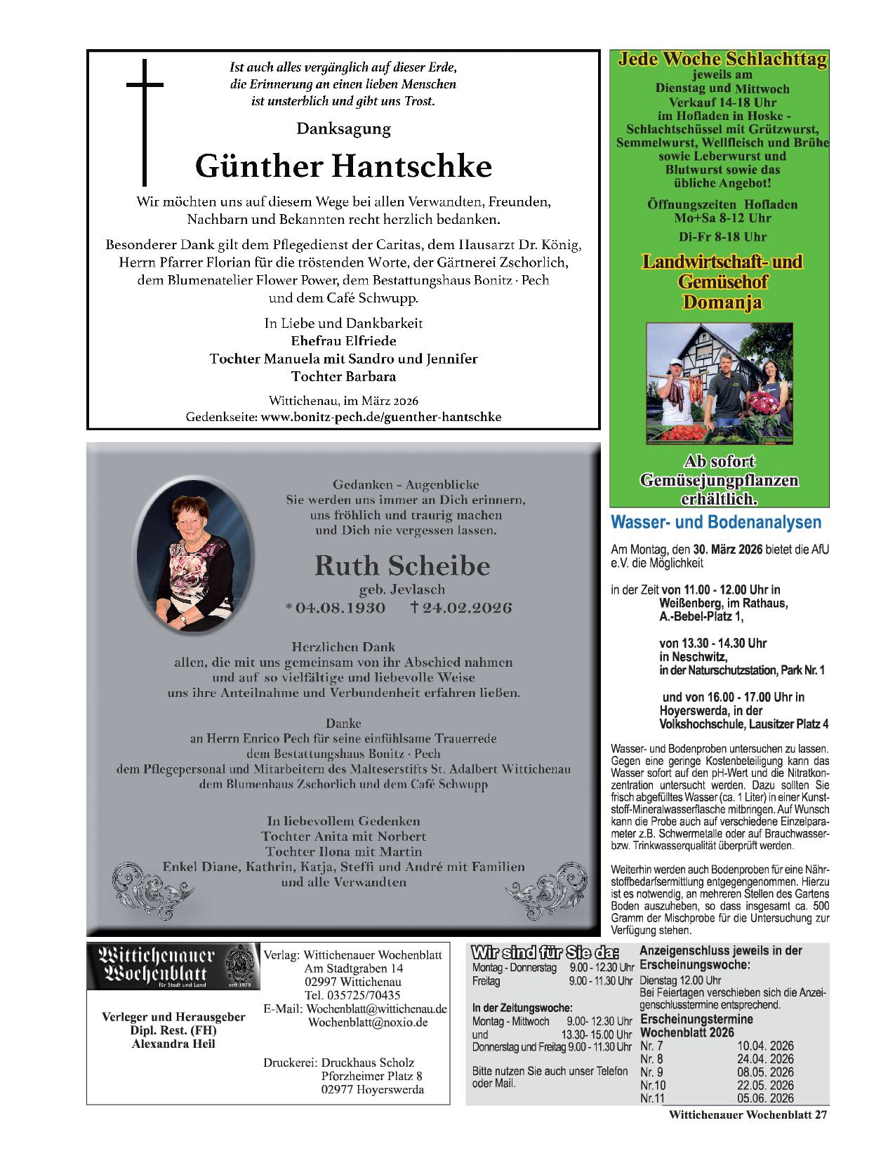 Wochenblatt Nr. 6 - 2026