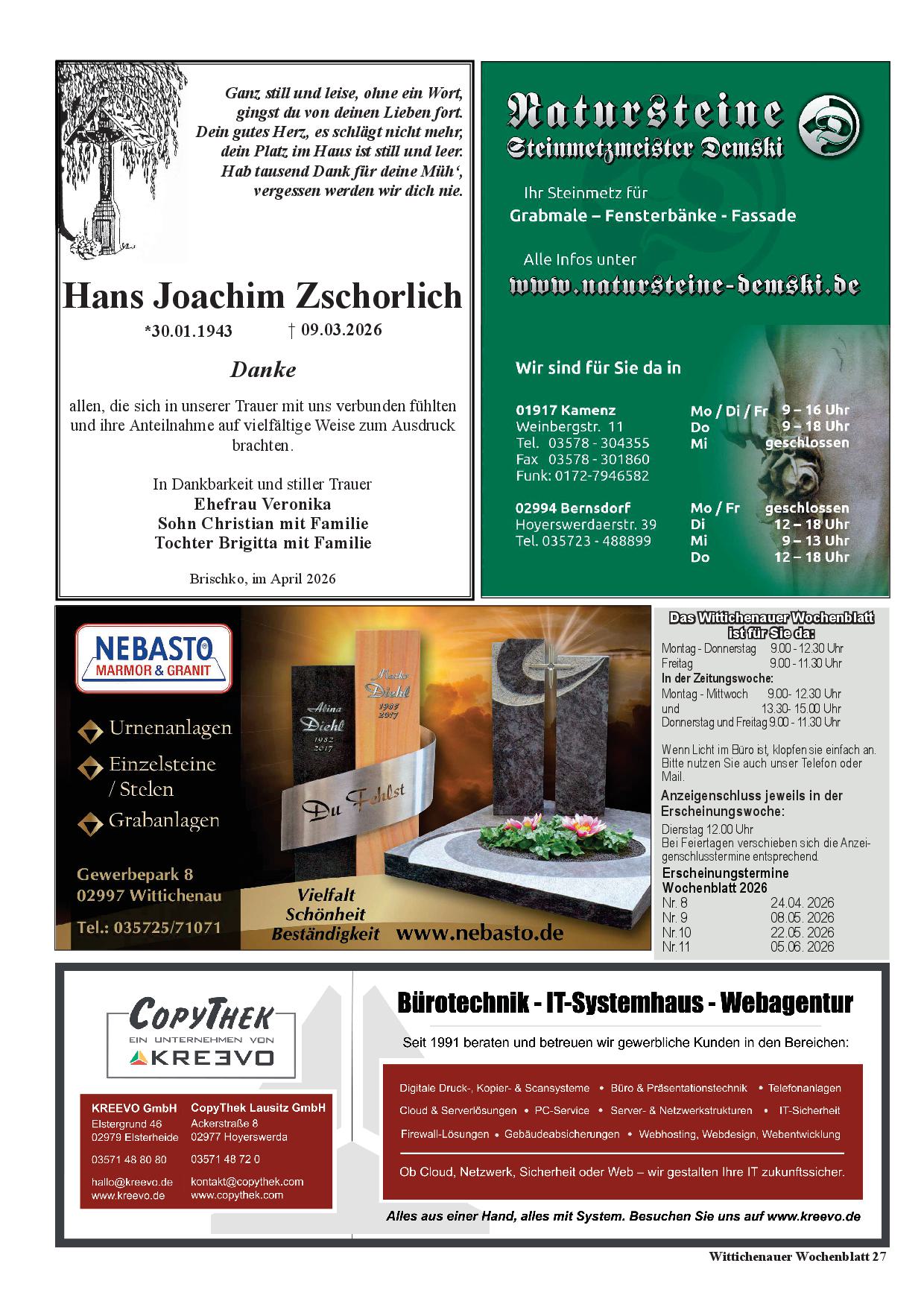 Wochenblatt Nr. 7 - 2026
