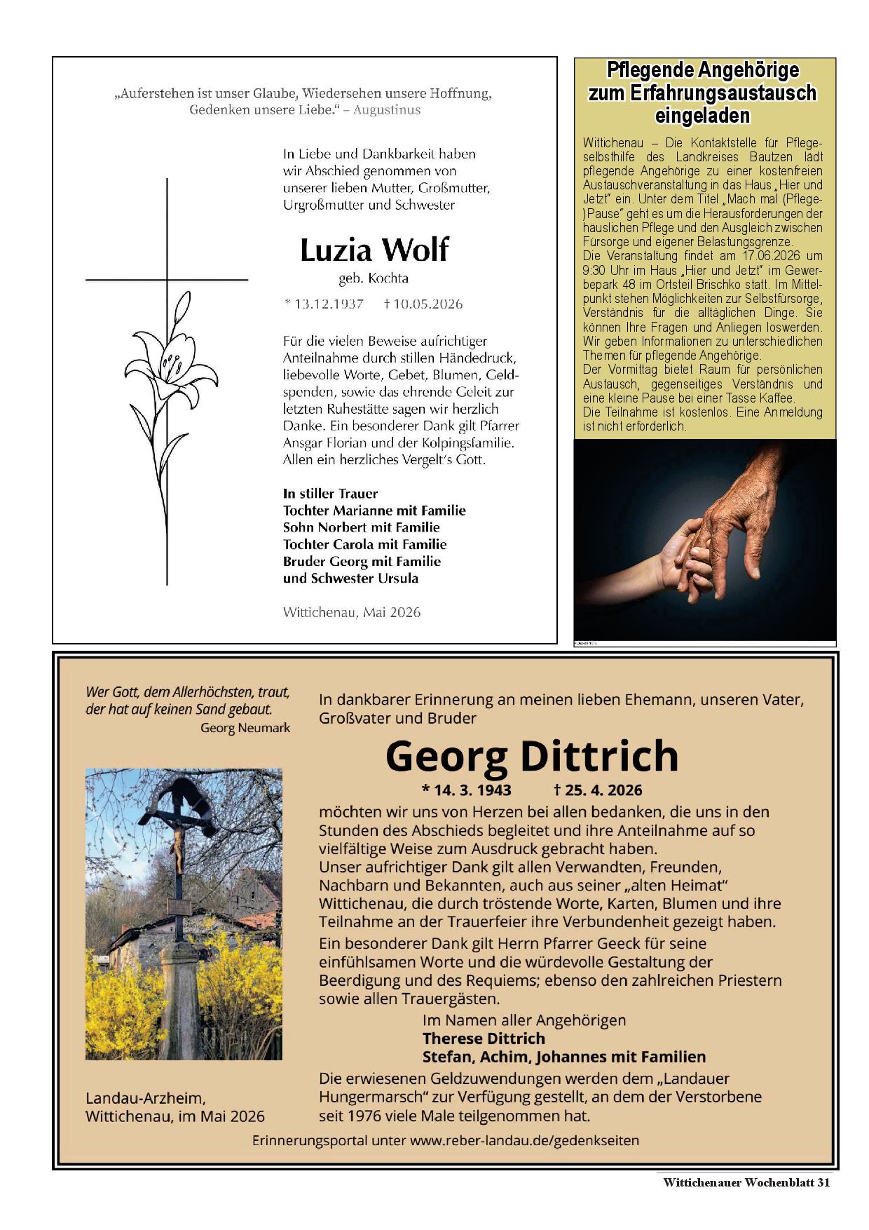 Wochenblatt Nr. 11 - 2026