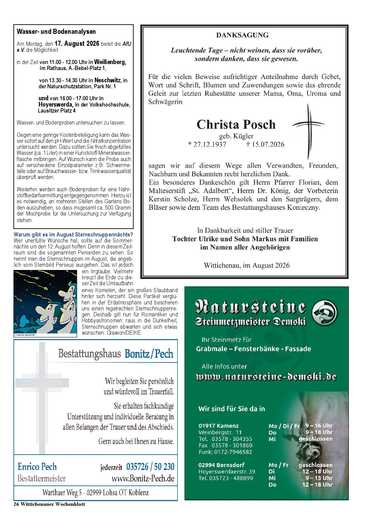 Wochenblatt Nr. 15 - 2026