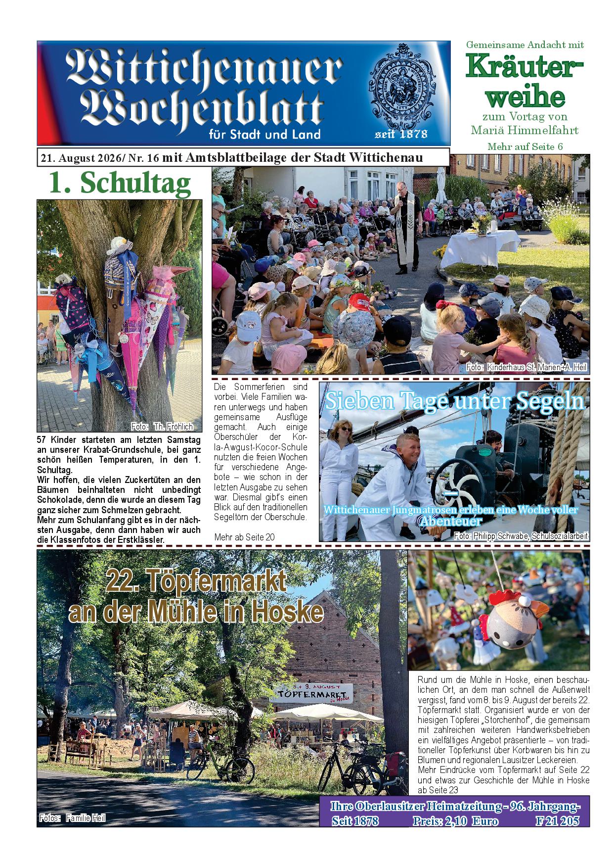 Wochenblatt Nr. 16 - 2026
