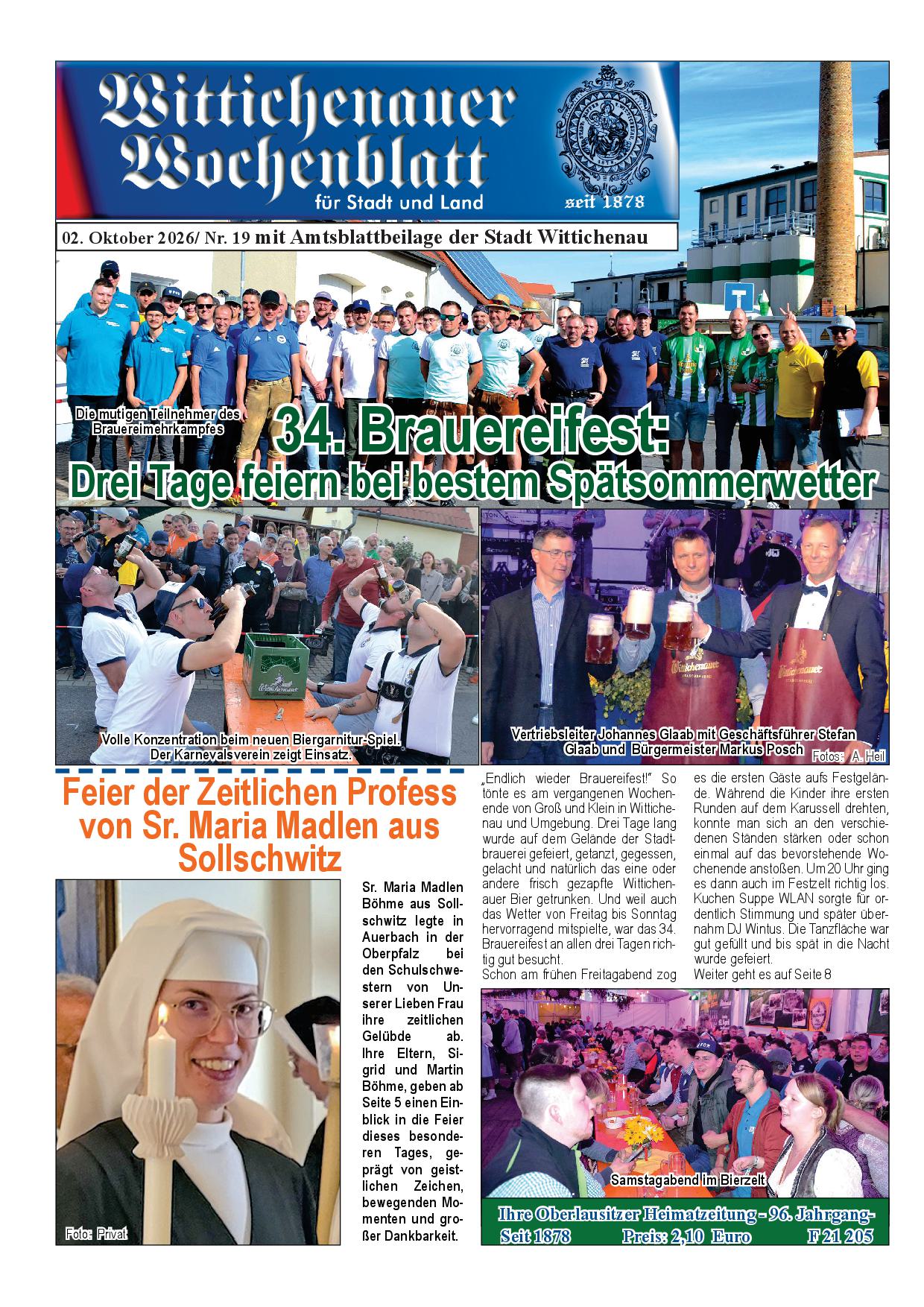 Wochenblatt Nr. 19 - 2026